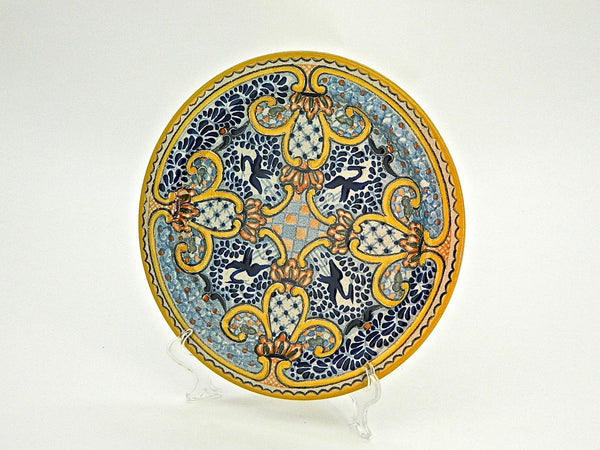 Large Round Talavera Serving Platter - "SEVILLA"