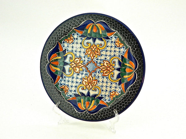 Large Round Talavera Serving Platter - "REYNA"