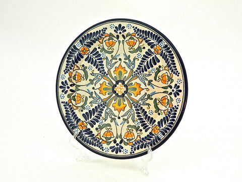Large Round Talavera Serving Platter - "HELECHO"