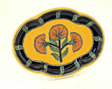 Small Oval Talavera Serving Platter - "PUERTO VALLARTA