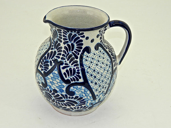 Talavera Water / Wine Pitcher - "VIRREY"