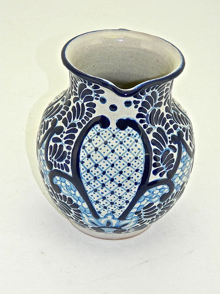 Talavera Water / Wine Pitcher - "VIRREY"