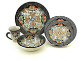 Five-piece Talavera Dinnerware Set - "REYNA"