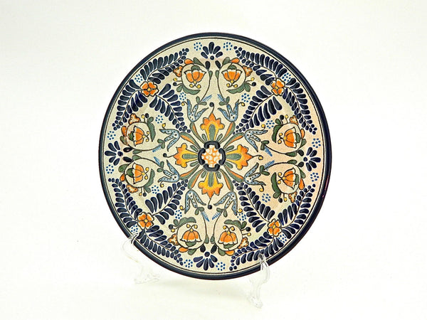 Talavera Dinner Plate - "HELECHO"